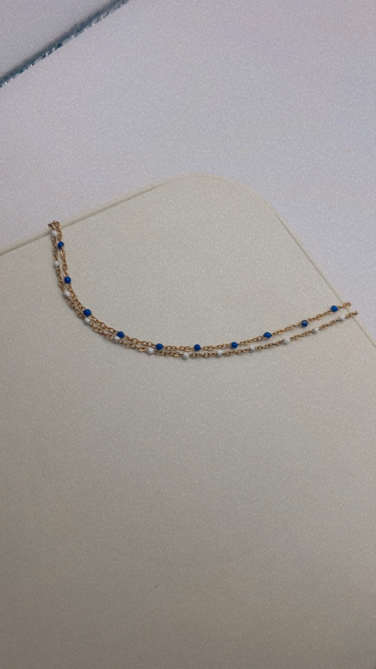 Double layer bracelet