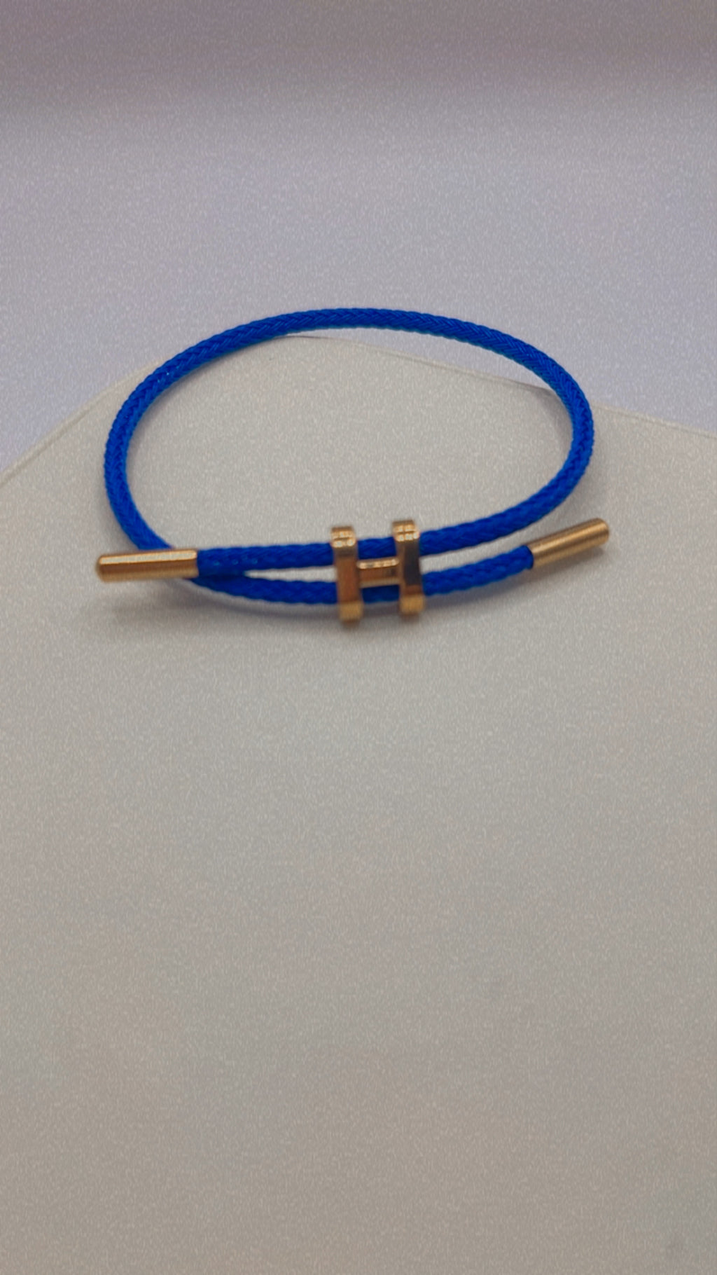 Dodger Blue rope bracelet