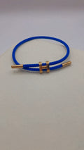 Dodger Blue rope bracelet