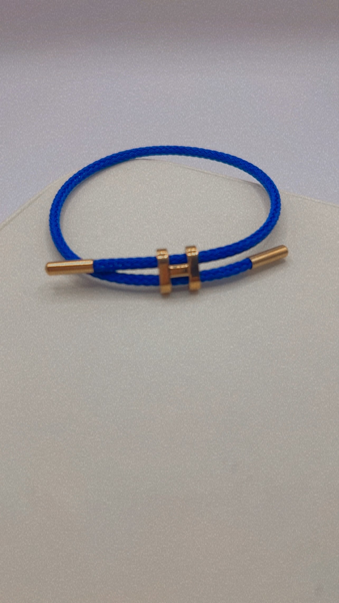Dodger Blue rope bracelet