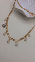 Dodgers lettering Necklace