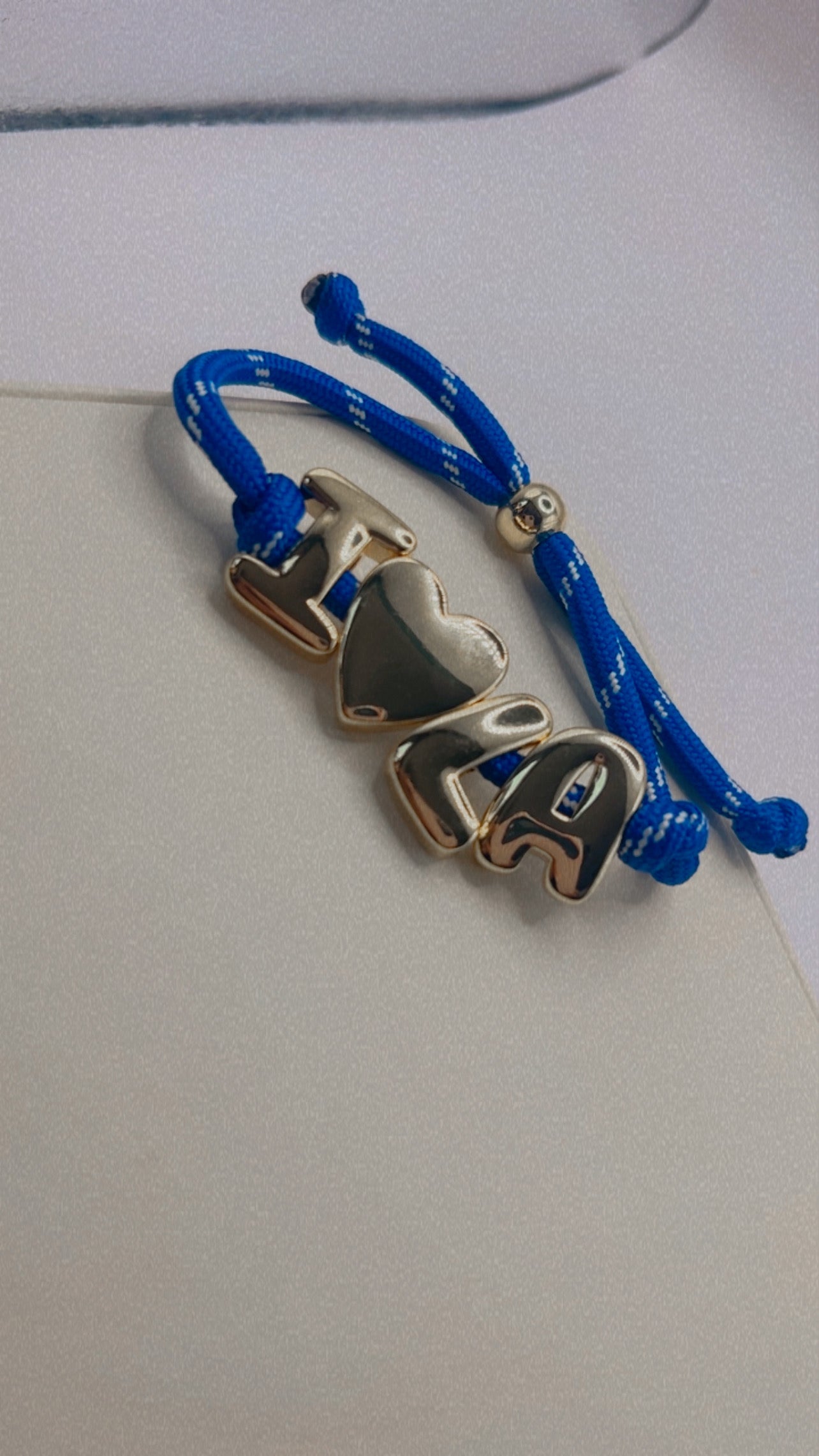 Love LA rope bracelet