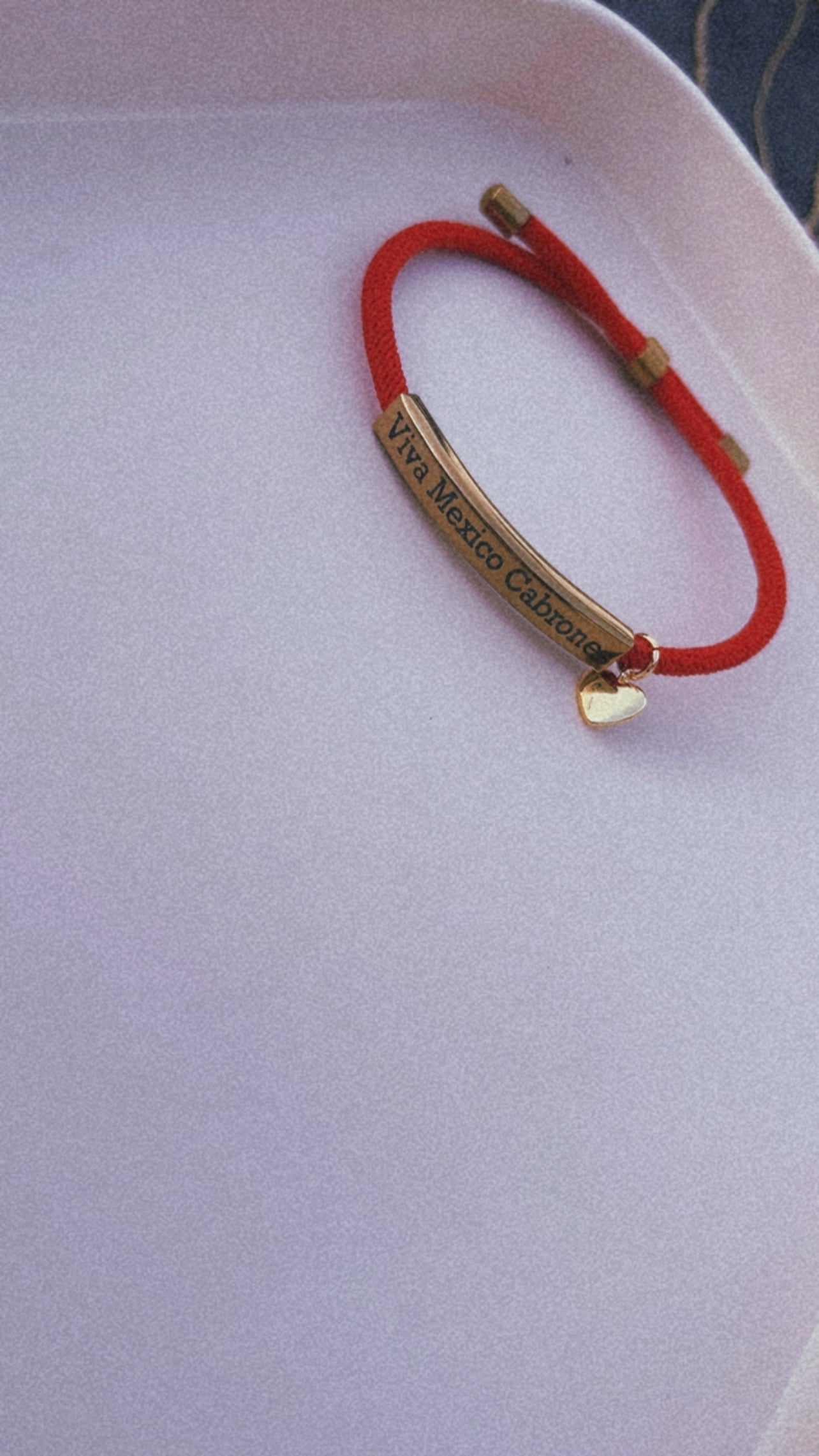 Viva Mexico Cabrones rope bracelet